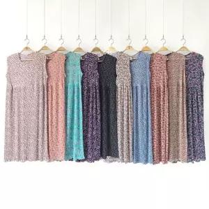 아이스 심플 냉주름 나시원피스