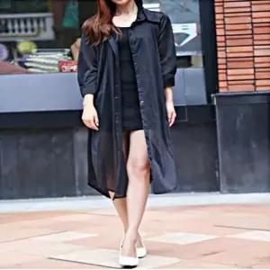 가디건 셔츠원피스 7부소매 롱원피스 모던룩 패션