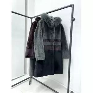 금강모피금강 자체제작 리얼 폭스퍼 후드 트리플 롱코트 K-010 2컬러브랜드스토어