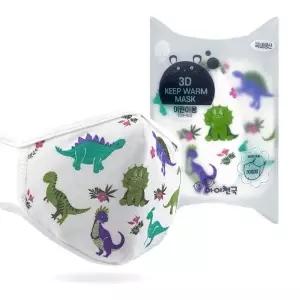 ( )아이천국 3D 입체 방한 마스크 어린이용 공룡시대_25124325