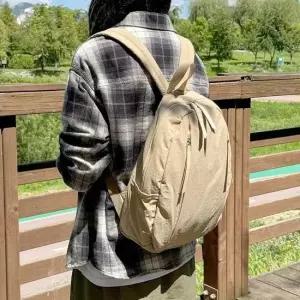 여성 경량 백팩 패션 대학생 무지 여성백팩 가벼운천백팩