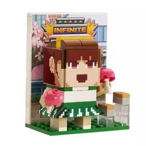 [하프클럽/브이와이]블럭 빅헤드 조립블럭 피규어 블록 치어리더