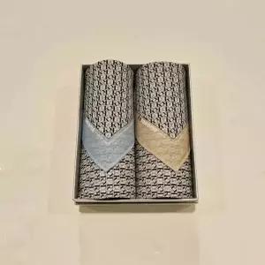 [하프클럽/닥스ACC]  RFD113 레노마 남녀2매 나염 손수건 세트