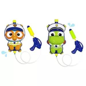 [하프클럽/브이와이]뽀로로 경찰 펌프물총 배낭물총