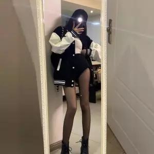 여자 빈티지 캐주얼 오버사이즈 추동 항공 야구 도톰 기모 트렌디 코트 봄가을 아이템 집업 점퍼 복 HT3