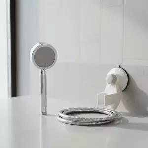 강력 수압 절수 샤워기 헤드 고급 황동 메탈호스 1.5m 세트