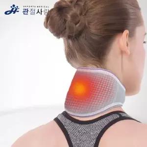 목 어깨 경추 온열 자석 발열 보호 밴드 가드 일상 착용 체온 유지 건강 관리용품