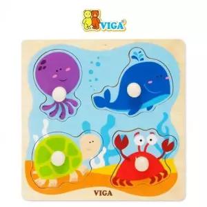[하프클럽/브이와이]베이비해양동물퍼즐 완구 아기  코어교구