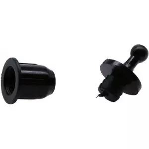 Treedix 12쌍 스피커 그릴 페그 키트 플라스틱 볼 및 소켓 유형 가이드 천 버클 나사 부품 액세서리