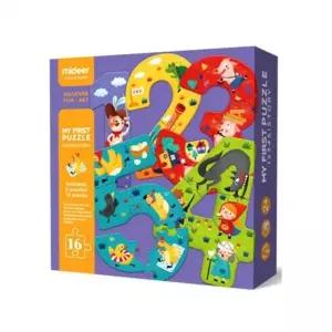 [하프클럽/브이와이]아기 숫자 퍼즐 놀이 블록  원목 자석