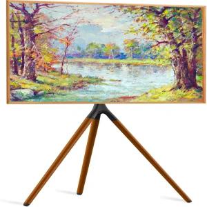 45-65인치 평면 화면을 위한 삼각대 베이스가 있는 UPGRAVITY Easel TV 스탠드 케이블 타이가 거실용 높이