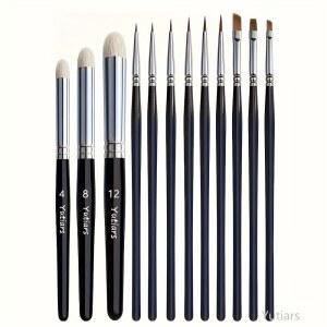 부채붓 드라이 브러시 미니어처 아트 페인팅 세트 스케일 페인트 40K용