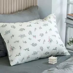 그레이 가드니아 50X70 지퍼형 베개커버 (베개솜 미포함) 큰베게키버