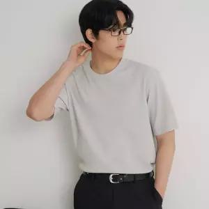 [백화점 정품] 빈폴 멘 젠틀테크 반소매 라운드넥 티셔츠 - 아이보리 (BC6342C390)