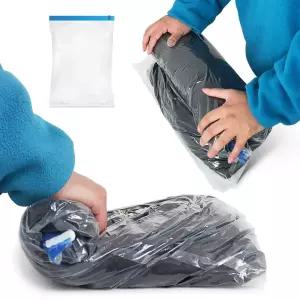 돌돌 압축팩 중대형 10P 롤형 말아쓰는 압축백 여행용 출장용 의류 이불