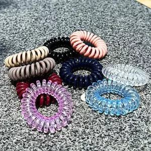 스프링 머리끈 6개입 꽈배기 예쁜 곱창 똥 무 6p