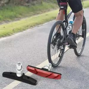 [하프클럽/]교체용 자전거 V브레이크 패드 MTB 브레이크슈 레드