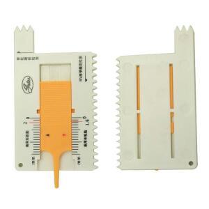 자동차 타이어 트레드 깊이 게이지 켈리퍼 바이크 오토바이 캐러밴 트레일러 휠 측정  수리 도구