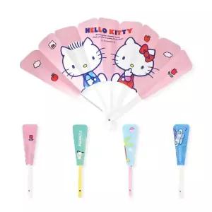 [하프클럽/]일본 라이센스 산리오 캐릭터 부채(헬로키티)