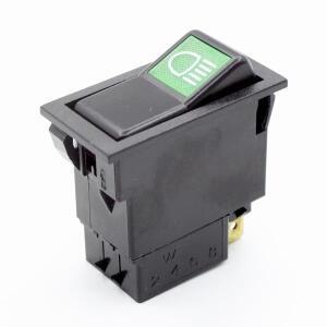 자동차 트럭 바이크 오토바이 보트 헤드라이트 스위치 버튼 켜기 끄기 제어 수정 하이 빔 로우 3 기어