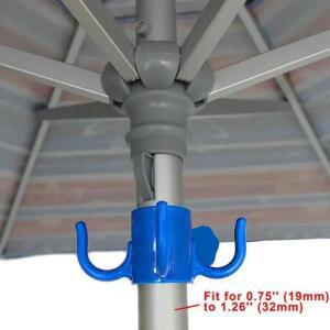 비치 우산 걸이 캠핑 여행 4 코너 걸쇠 수건 가방 모자 텐트 액세서리 후크