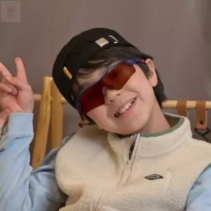 하디컬렉션 주니어고글 새턴 블루 레드 어린이스포츠고글