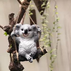 코알라 정원 장식 조형물 그네형 야외 인테리어 소품