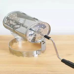 커피콩 로스팅 수동 견과류 철망 굽기 핸드드립 그라인더 볶는 커피볶는기계 생두 로스터 스테