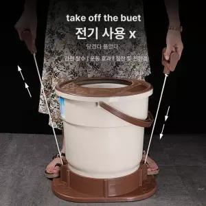 전기없는 수동 탈수기 미니 손잡이 탈수통 기숙사 캠핑 빨래건조