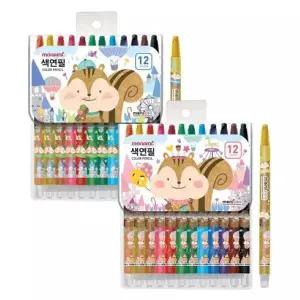 [하프클럽/브이와이]모나미 모니주 샤프식 색연필 12색