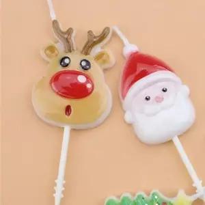 [하프클럽/]크리스마스루돌프초 케이크장식용초 파티데코초 케이크장식