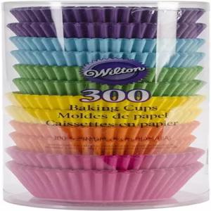 윌튼 스탠다드 컵케이크 라이너 베이킹 컵 300개 브라이트