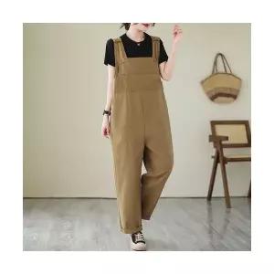 여자점프슈트 여름 얇은 멜빵바지 캐주얼 점프슈트 ible2
