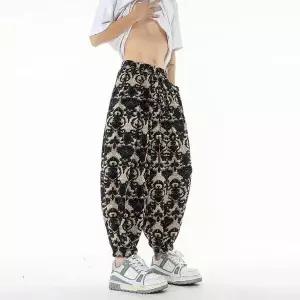 남자 바지 캐주얼 여름 배기 통기성 네오프렌 얇은 조거 쿨링 배기팬츠 느낌의 admr2