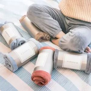 [하프클럽/]잔솔 여성 극세사 수면바지 겨울 잠옷 커플 파자마