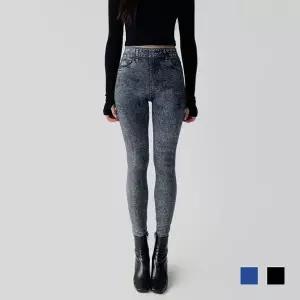 [하프클럽/]SD 스판 스키니진 돌청 2474A 레깅스 페이크진 데님청