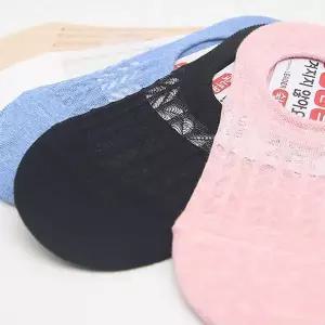 [하프클럽/]꽈배기 국산 시스루 랜덤3켤레 양말 묶음 페이크삭스