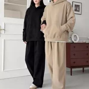 [하프클럽/]추리닝 상하 세트 남성 후드 기모 양털안감 겨울