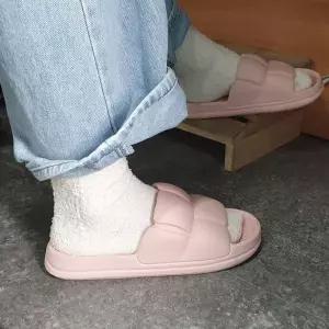 [하프클럽/]슬리퍼 여성용 뚱카롱 쿠션 핑크 거실슬리퍼 층간소음