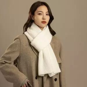 [하프클럽/]마리사 소프트 베이직 무지 니트 머플러 SD-1004733