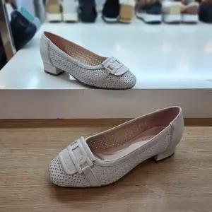 에스콰이아 HC12 여성 양가죽 메쉬 펌프스 에스콰이아 여성 발편한 세미정장 펌프스 P