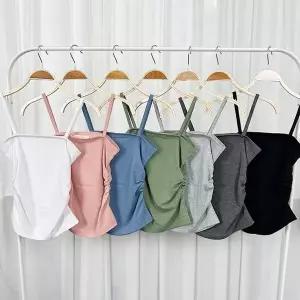 [하프클럽/우먼]여자 시스루 썸머 셔링 착붙 끈나시 CBW-KN5-Q034