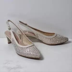 [탠디]미셸by탠디 TC01 여성 5cm 글리터 슬링백 펌프스 미들힐 하객룩 웨딩 구두 126014 (49419463)