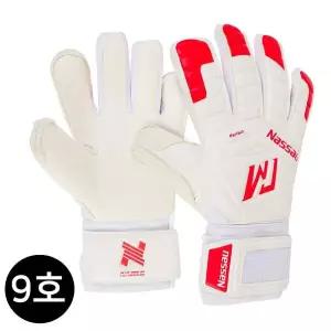 [콩심팥심]낫소 축구장갑 GK 이운재 골키퍼장갑 퍼펙트 화이트 (9호) (NWGP-W9)