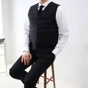 [하프클럽/] 남자 초경량 브이넥 빅사이즈 4온스 패딩조끼 남여공용 (5color)