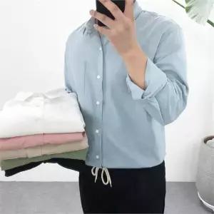 [하프클럽/] 오버핏 네츄럴 베이직 여름 셔츠