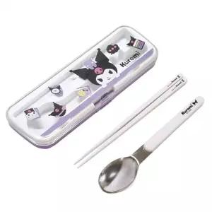 [콩심팥심]스케이터 젓가락세트 쿠로미 아이콘 수저세트