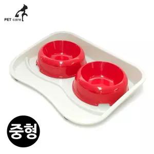 [골드스마일]엠펫 식판식기 세트 중형 (FED-02) (레드)