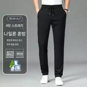 팬츠 캐주얼 여름 남자 배기팬츠 배기 쿨링 스판 통기성 핫팬츠 admr2