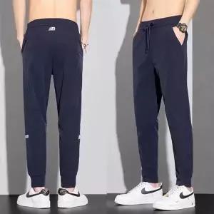 팬츠 여름 캐주얼 남자 배기팬츠 배기 얇은 쿨링 부 조거팬츠 트렌드 스판 admr2